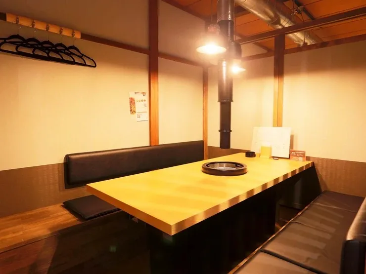 自分へのご褒美にふさわしい、上質な和風空間で焼肉女子会